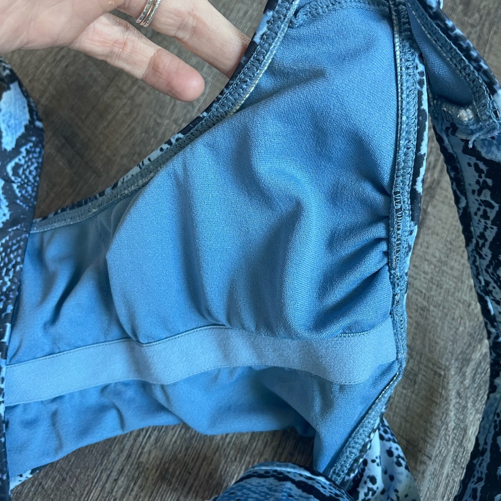 Rachel Roy snakeskin cutout one piece bathing suit - Picture 9 of 11